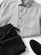 Men's Long Sleeve Shirt and Pants Set