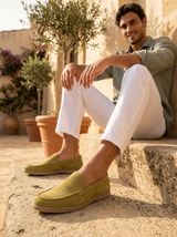 Men's Suede Driving Loafers