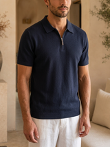 Men's Knit Polo Shirt