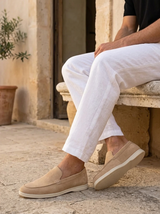 Men's Suede Penny Loafers