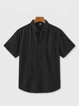 Men's Linen Short Sleeve Shirt