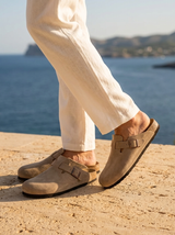 Men's Slip On Suede Clogs