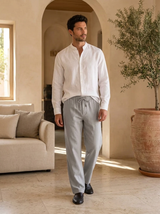 Men's Relaxed Linen Trousers