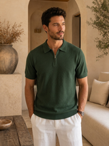 Men's Knit Polo Shirt
