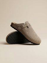 Men's Slip On Suede Clogs