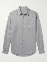 Men's Linen Long Sleeve Shirt