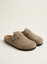 Men's Slip On Suede Clogs