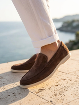 Men's Suede Penny Loafers