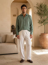 Men's Relaxed Linen Trousers