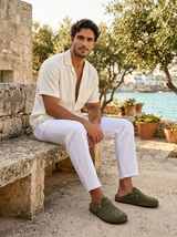 Men's Slip On Suede Clogs