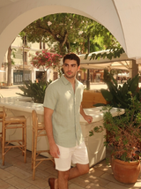 Men's Linen Short Sleeve Shirt