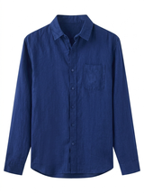 Men's Linen Long Sleeve Shirt