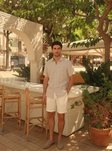 Men's Linen Short Sleeve Shirt