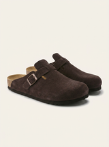 Men's Slip On Suede Clogs