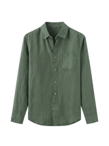 Men's Linen Long Sleeve Shirt