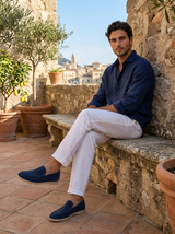 Men's Suede Driving Loafers