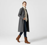 Women's Cream Suede Western Boots - Perforated Detail