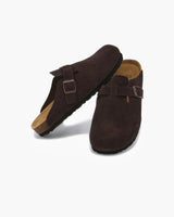 Men's Suede Clogs - Slip-On