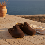 Men's Suede Clogs - Slip-On