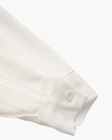 Men's White Striped Cotton Long Sleeve Shirt
