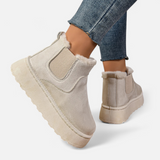 Women's Suede-Lined Chelsea Boots