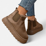 Women's Suede-Lined Chelsea Boots