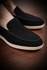 Men’s Suede Loafers – Old Money