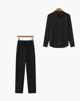 Men's Linen Shirt and Trouser Set | Relaxed Resortwear