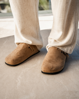 Men's Suede Clogs - Slip-On