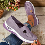 Women's Knit Mesh Slip-On Sneakers