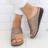 Women's Black Suede Wedge Sandals