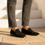 Men’s Suede Loafers – Old Money