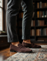 Men’s Suede Loafers – Old Money