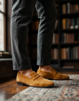 Men’s Suede Loafers – Old Money