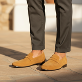 Men’s Suede Loafers – Old Money