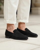 Men’s Suede Loafers – Old Money