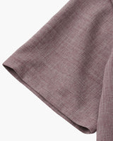 Men's Sage Linen Short Sleeve Button-Up Shirt