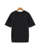 Men's Cream Ribbed Knit Polo Shirt
