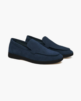 Men's Suede Loafers - Textured