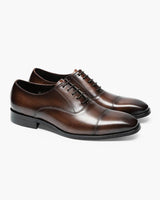 Men's Black Leather Oxford Shoes
