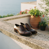 Men's Black Leather Oxford Shoes