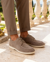 Men's Taupe Suede Desert Boots