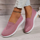 Women's Lavender Mesh Slip-On Sneakers