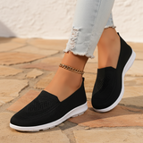 Women's Lavender Mesh Slip-On Sneakers