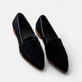 Women's Retro Pointed Toe Loafers