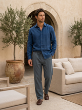Men's Relaxed Linen Trousers