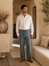 Men's Relaxed Linen Trousers