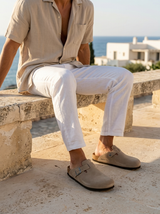 Men's Slip On Suede Clogs