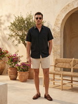 Men's Linen Short Sleeve Shirt