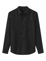 Men's Linen Long Sleeve Shirt